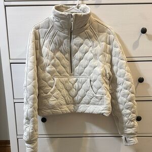 Lululemon Quilted Cream Jacket